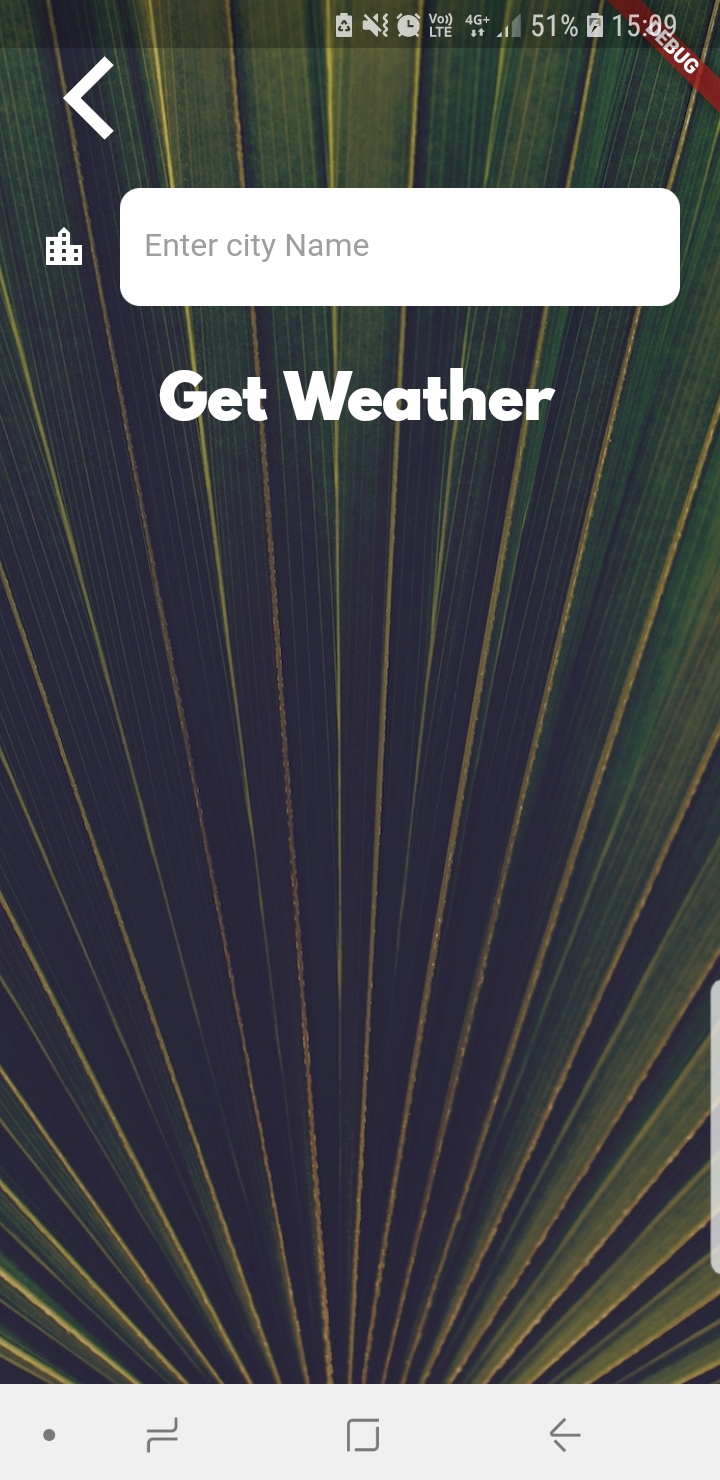 Clima app find page